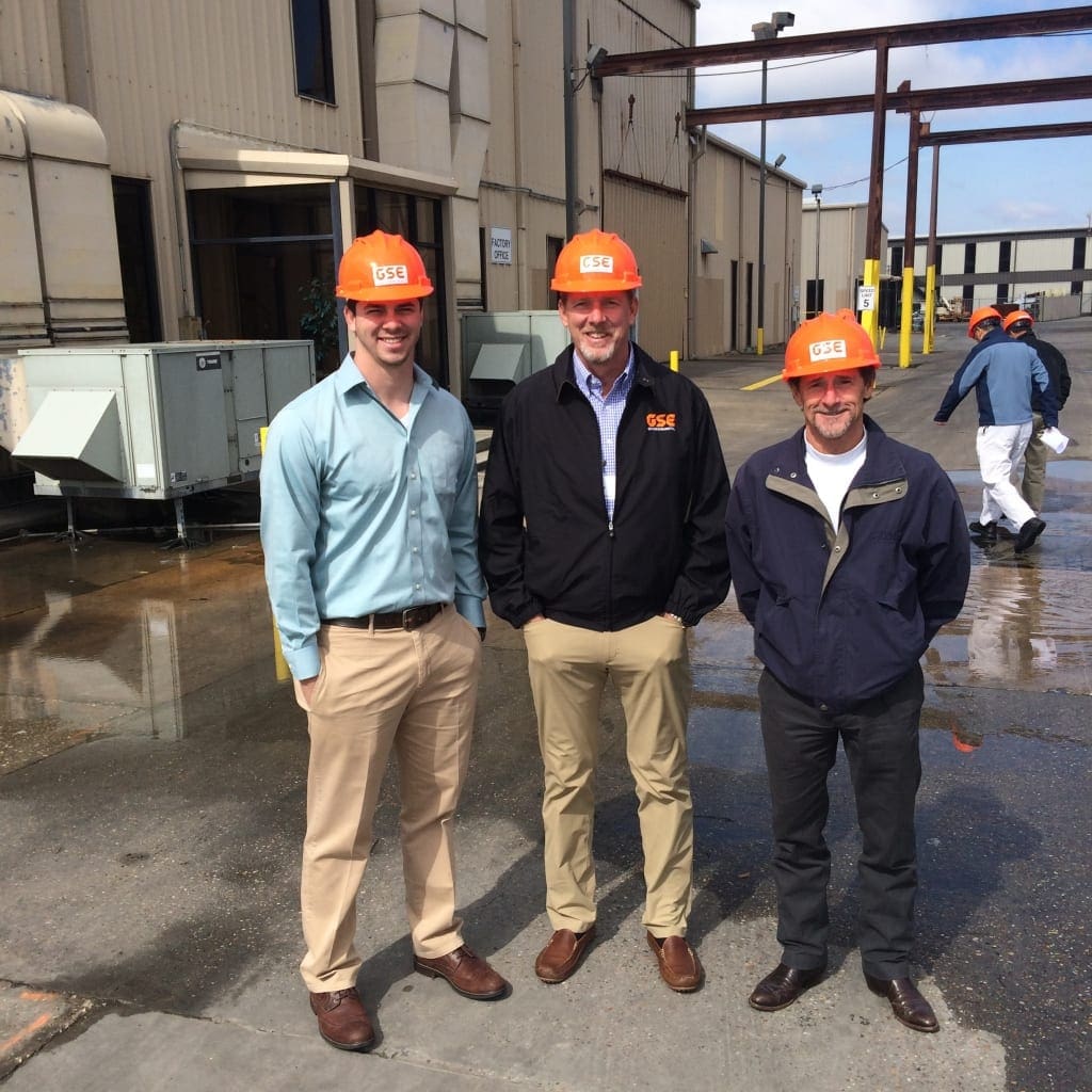 From left to right:  GSE Brad Reitz, COMANCO Larry Holmes, GSE Bob Wirt