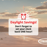 REMINDER: Daylight Savings Ends November 6th