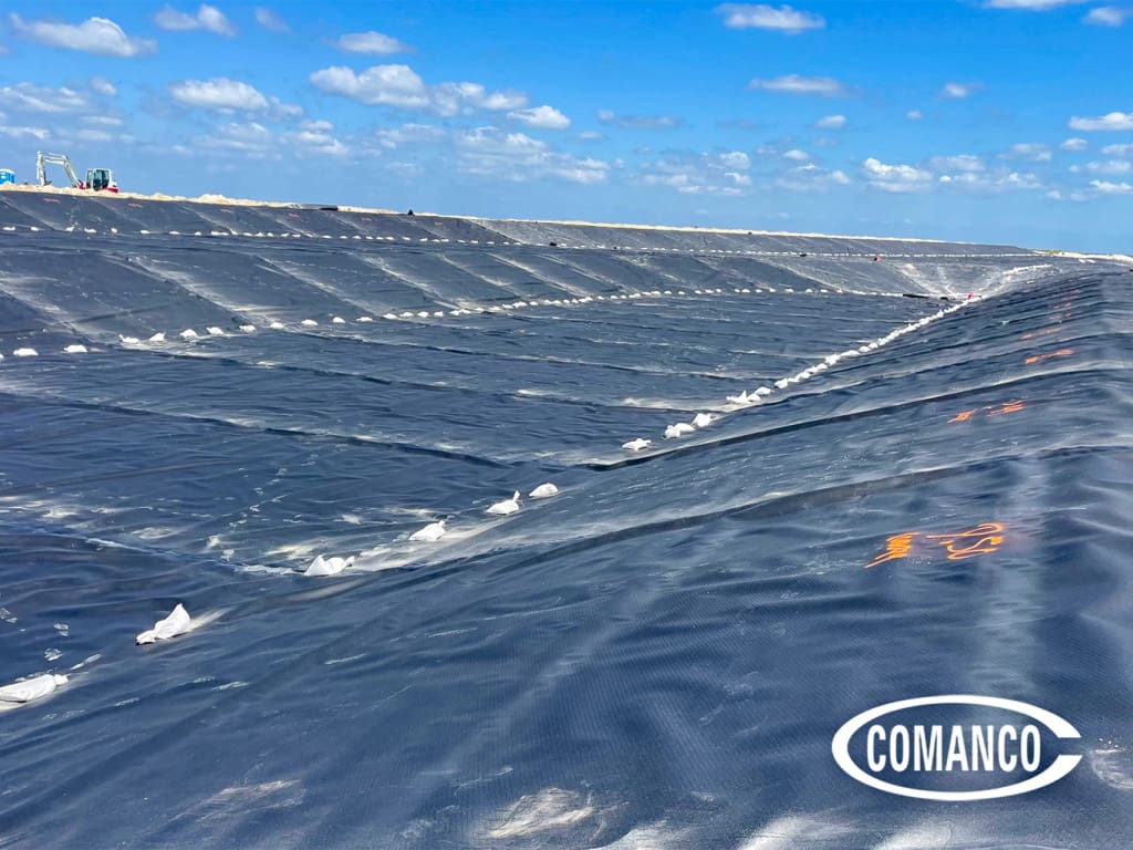 COMANCO Continues Large-Scale Liner Installation at Louisiana Phosphate Facility