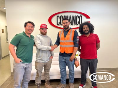 Image: Ivan Guerra Simon, newly promoted QA/QC Technician at COMANCO