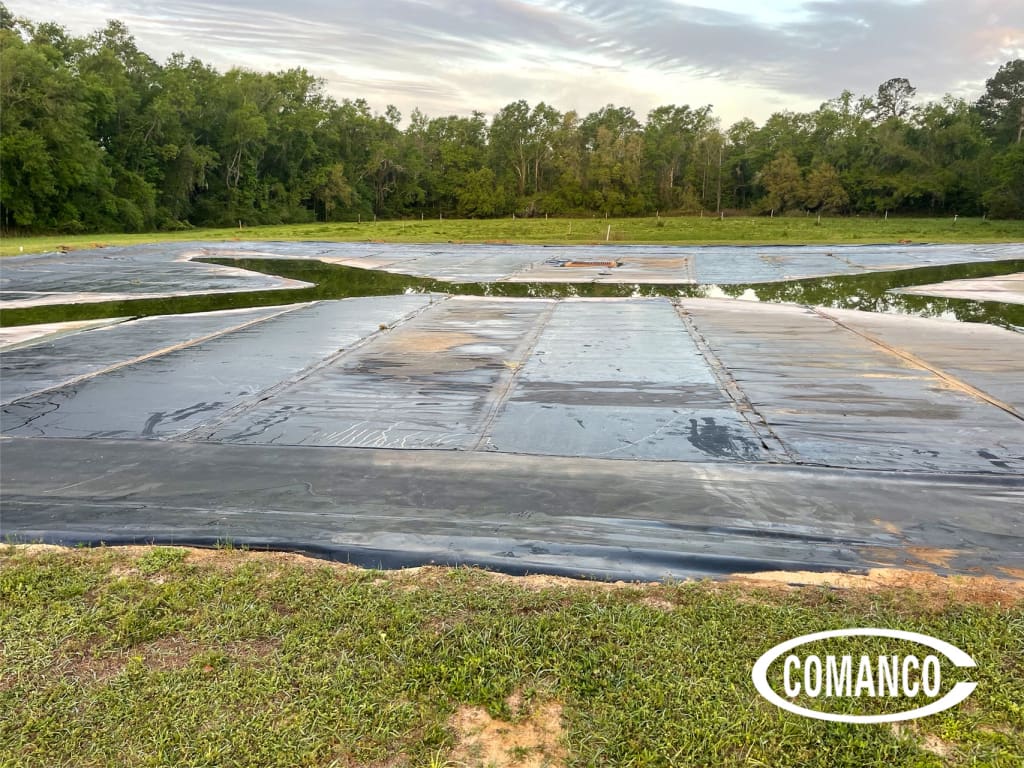 COMANCO Executes Pond Liner Repairs for North Florida Correctional Facility
