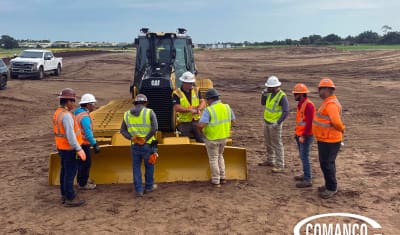 COMANCO Trains Operators on CAT D1 SSLGP Dozers