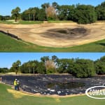 COMANCO Replaces Golf Course Pond Liner at Mountain Lake Golf Course